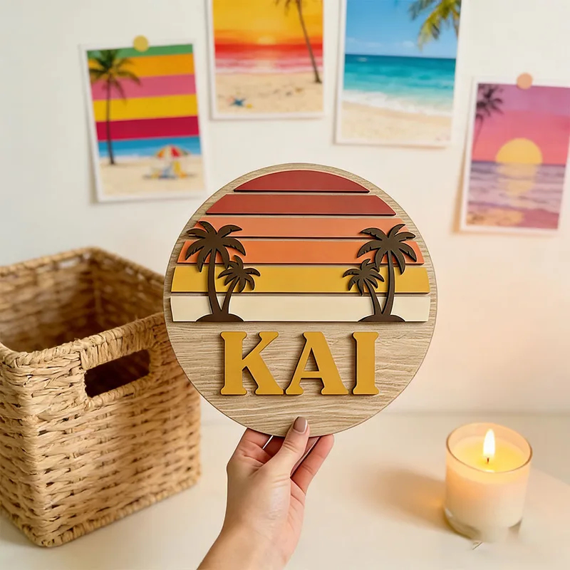 Home Bar Signs - Настраиваемая круглая винтажная деревянная табличка с