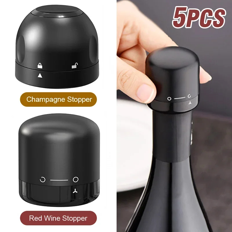 1-5 шт. вакуумные герметичные  – обзор и цена Wine Preservation Pump