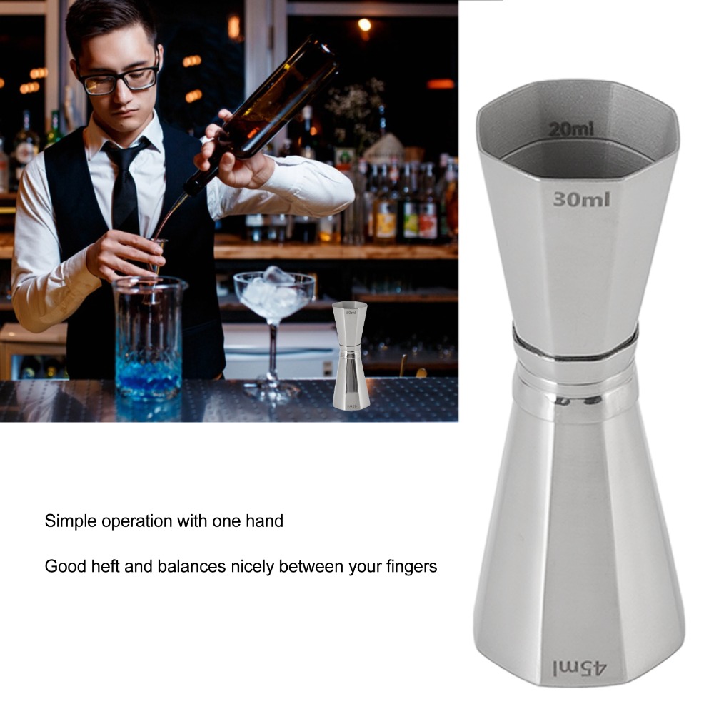 Двусторонний джиггер для кокте – обзор и цена Jigger Double Sided