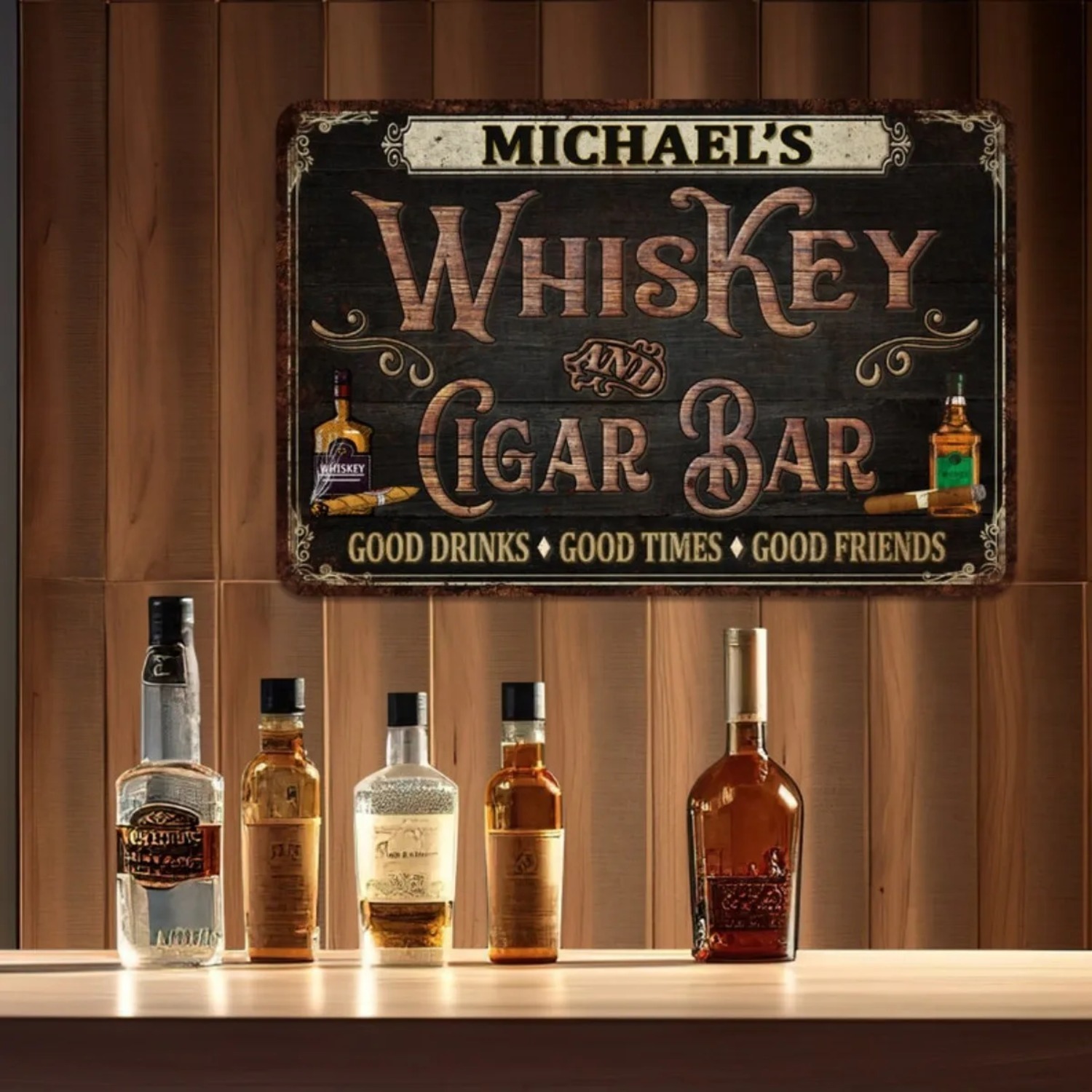 Индивидуальная винтажная табли – обзор и цена Home Bar Signs