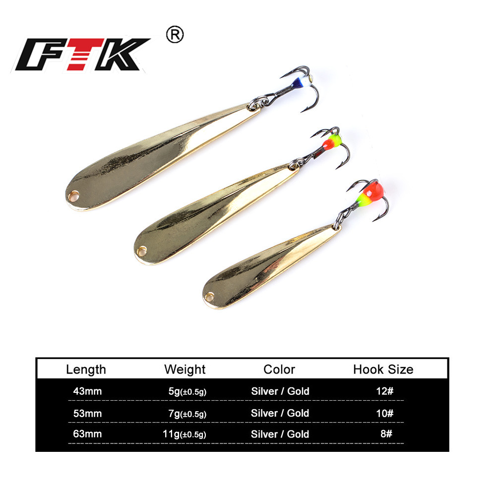 Металлическая приманка FTK для – обзор и цена Ice Pick Pick